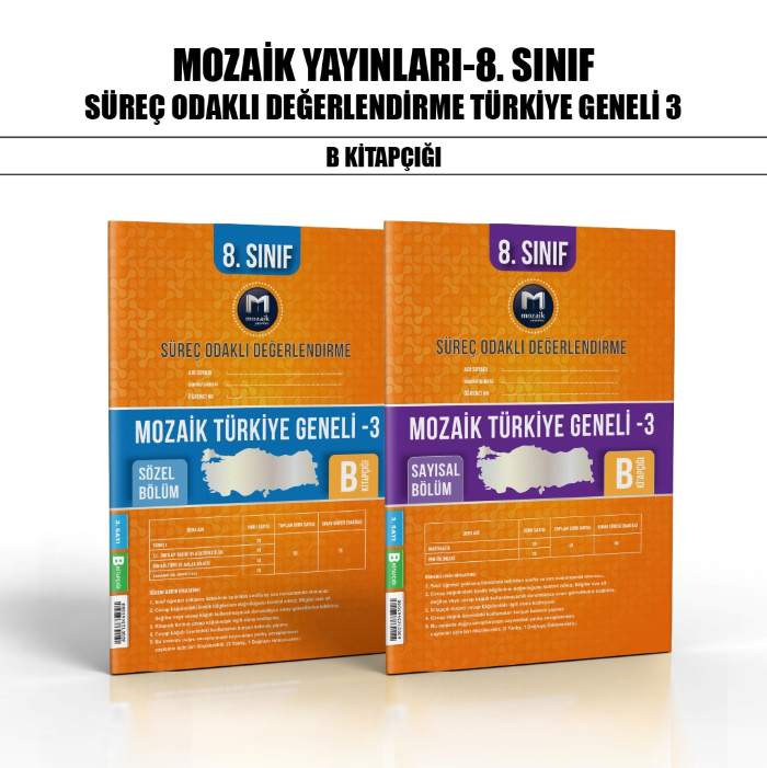 MOZAİK 08.SINIF SÜREÇ ODAK (SOD) SY/SZ 3-B - 24-25